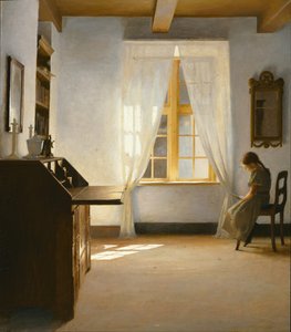 Chica leyendo, 1901 de Peter Vilhelm Ilsted