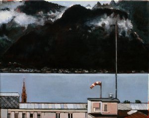 Lago Lemán, 2008 (óleo sobre lienzo)