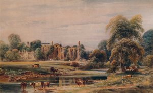 Abadía y rectoría de Bolton, 1846, 1935 de Peter de Wint