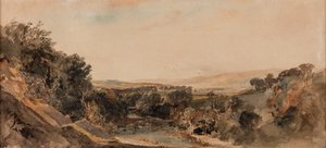 Cannock Chase, c.1840 (acuarela sobre papel)