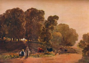 Camino a través de un parque, siglo XIX