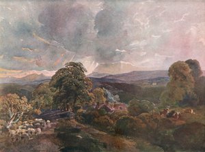 Sackbridge Hall, cerca de Lowther, c1928 de Peter de Wint