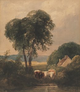 Paisaje galés con ganado de Peter de Wint