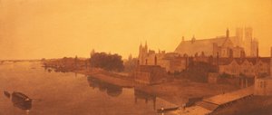 Abadía de Westminster y Salón y Antiguas Casas del Parlamento de Peter de Wint