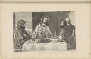 Comida en Emaús de Peter van Liesebetten
