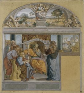 José interpretando los sueños del faraón de Peter von Cornelius