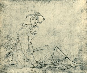 Retrato de Elizabeth Malß, c1811, 1943 de Peter von Cornelius
