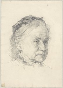 Retrato de la madre del artista de Peter von Halm