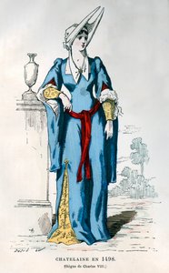Dama del señorío de la época de Carlos VIII de Francia, 1498, 1882-1884 de Petit