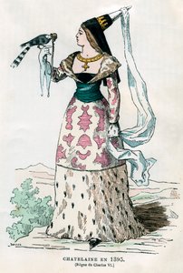 Dama del señorío de la época de Carlos VI de Francia, 1395 1882-1884 de Petit