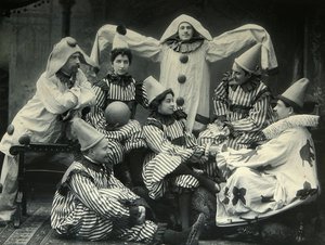 Composición teatral. Platinotypie de Piotr Petrovich Pavlov (1860-1925)