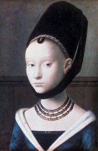 Retrato de una niña, c. 1460 de Petrus Christus