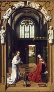La Anunciación, 1452 de Petrus Christus