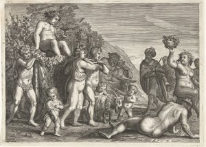 Triomf van Bacchus de Petrus Clouwet (possibly)