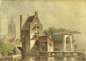El Koepoort en Delft de Petrus Gerardus Vertin