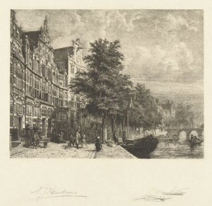 Vista del Herengracht de Petrus Johannes Arendzen
