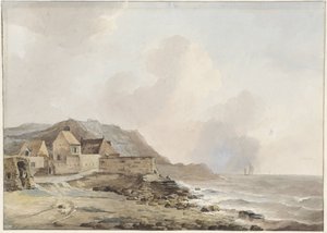 Vista de la costa cerca de Boulogne sur Mer
