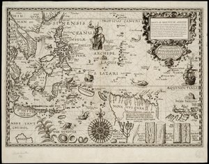 Insulae Moluccae celeberrimae sunt ob maximam aromatum copiam quam per totum terrarum orbem mittunt de Petrus Plancius