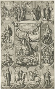 Representación alegórica del emperador Fernando III de Petrus Rucholle