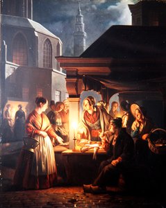 El puesto de pescado de Petrus van Schendel