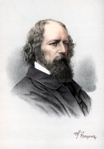 Alfred Tennyson, 1er Barón Tennyson, poeta inglés, c1890 de Petter and Galpin Cassell