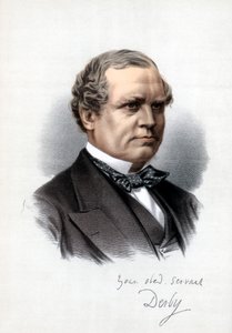Edward Henry Stanley, 15º Conde de Derby, Primer Ministro del Reino Unido, c. 1890 de Petter and Galpin Cassell