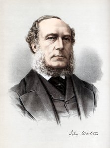John Walter, político liberal moderado británico, c. 1890