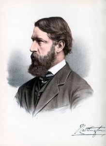 Spencer Compton Cavendish, Marqués de Hartington, estadista liberal británico, c1890