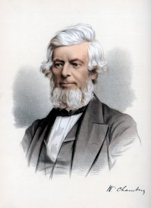 William Chambers de Glenormiston, editor y político escocés, c. 1890