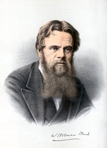 William Holman Hunt, pintor británico, c1890