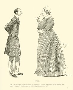 Caricatura de Phil May, de la década de 1890 de Phil May