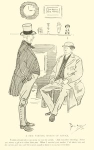 Caricatura de Phil May, de la década de 1890 de Phil May