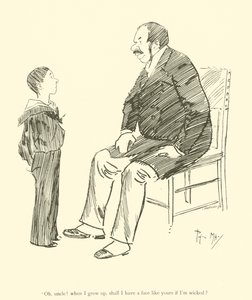 Caricatura de Phil May, de la década de 1890 de Phil May