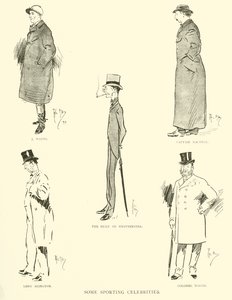 Caricatura de Phil May, de la década de 1890
