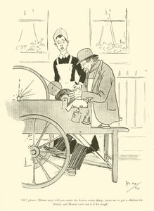 Caricatura de Phil May, de la década de 1890 de Phil May