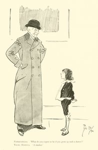 Caricatura de Phil May, de la década de 1890 de Phil May