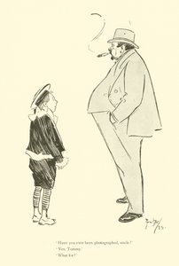 Caricatura de Phil May, de la década de 1890 de Phil May