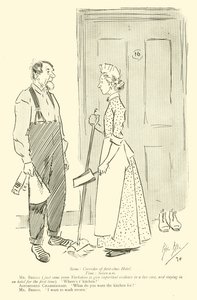 Caricatura de Phil May, de la década de 1890 de Phil May