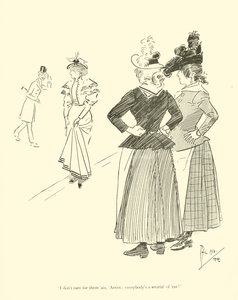 Caricatura de Phil May, de la década de 1890 de Phil May