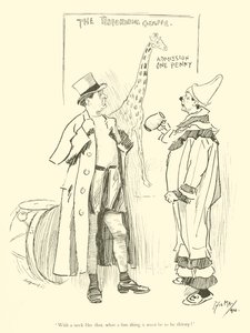Caricatura de Phil May, de la década de 1890