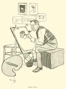 Caricatura de Phil May, de la década de 1890