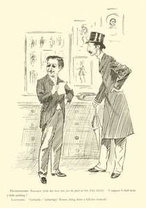 Caricatura de Phil May, de la década de 1890 de Phil May