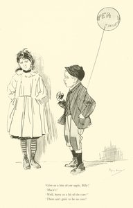 Caricatura de Phil May, de la década de 1890 de Phil May