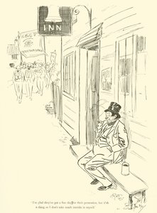 Caricatura de Phil May, de la década de 1890 de Phil May