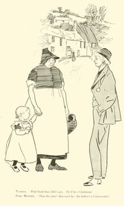 Caricatura de Phil May, de la década de 1890 de Phil May