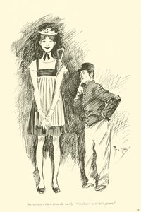 Caricatura de Phil May, de la década de 1890 de Phil May