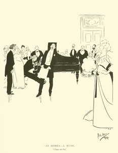 Caricatura de Phil May, de la década de 1890 de Phil May