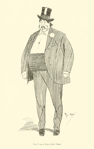 Caricatura de Phil May, de la década de 1890 de Phil May