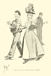 Caricatura de Phil May, de la década de 1890 de Phil May