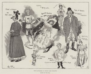 La pantomima en el Teatro Drury Lane